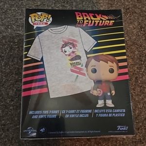 Funko POP! Tees and figure Size XL Back to the Future unisex new in package